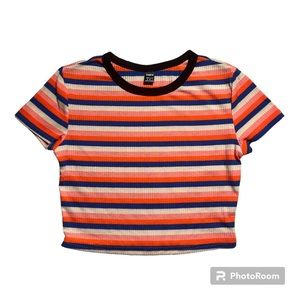 SHEIN Crop Top “Sunset” colors Girl size M medium